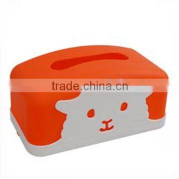 plastic mini tissue box 22.3*12.4*10.4cm for hotel use