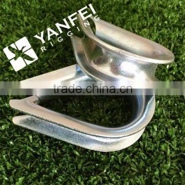 Stainless Steel European Type Wire Rope Thimble For Wire Rope