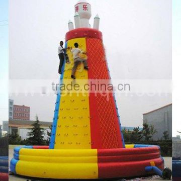 giant inflatable climbing wall