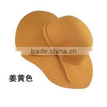 Promotional Cheap Manufacture Fashion Ladies Winter Wide Brim Wool felt hats