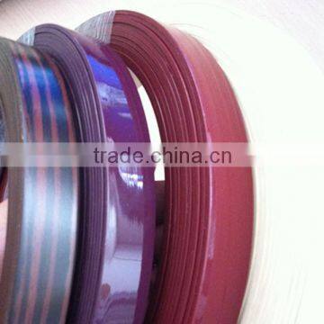 high quality 3*22mm pvc edging strip for MDF/furniture