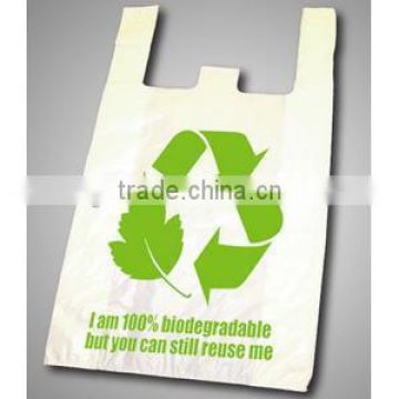 100% HDPE/LDPE Raw Material Cheap Plastic T-shirt Bag/ Vest Carrier Bag