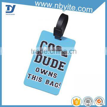 high quality genuine embroidery nylon luggage tag