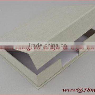 Leahter Fabric Linen Wood Photo Album Storage Packaging Box photo-3