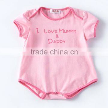 Newest toddler clothing baby onesie romper for summer