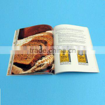 Custom high quality beautiful offset 4 color cookbook printing service