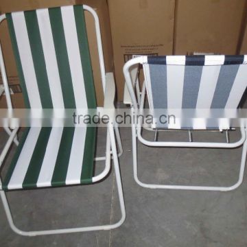 Sand low seat folding beach chairs with armrest