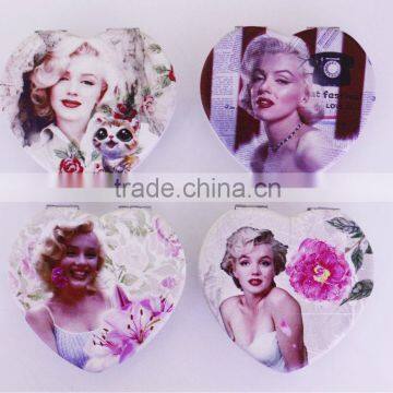 2014 Famous Marilyn Monroe vanity mirror with pu coated for wholesale,MB326