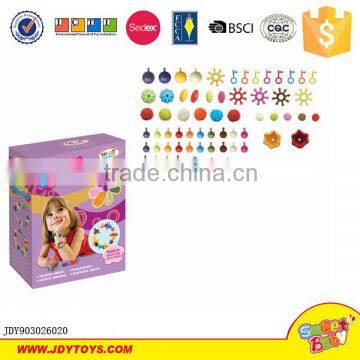 New design festival DIY plastic pop bead jewelry toy kit