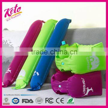TPU column shape waist inflatable travel pillow