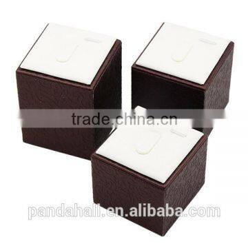 3pc/set PU Leather Ring Display Stand Jewelry Finger Rings Holders(ODIS-A009-A02)
