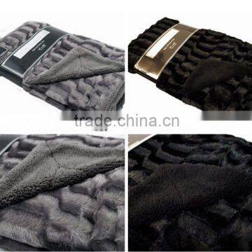 Comforter Set Throw, Fleece Blanket Grey