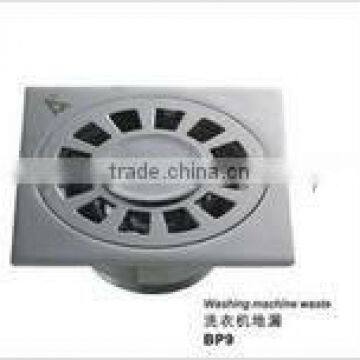 Square Stainless Steel Bathroom Floor Water Waste
