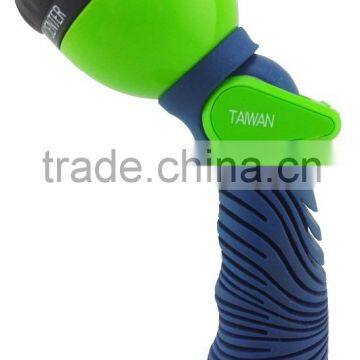 9 Patterns Thumb Control Metal Hose Nozzle Soft Grip TPR Coated #200 #112031 photo-5