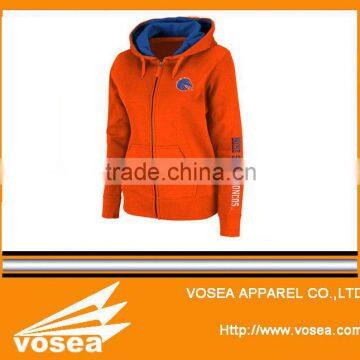Boise State Broncos Ladies Titan Full Zip Hoodie sweatshirt - Orange