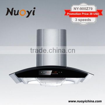 Modern home kitchen appliance ceiling exhaust fan range hood from China factory