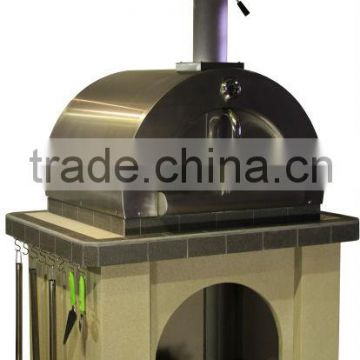 2014 new arrival wood fired stainless steel pizza oven