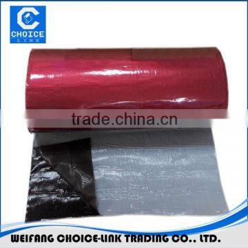 Red aluminum foil Self adhesive bitumen flash band