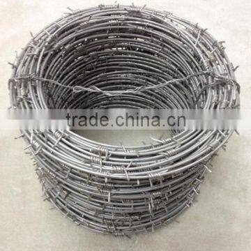 ISO barbed wire, barbed wire price per roll of Guangzhou factory