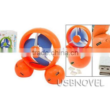 USB new type circle fan +HUB