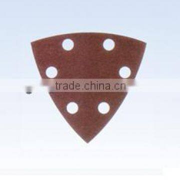 Red Triangle Aluminium Oxide Velcro abrasive sanding sheet