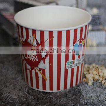 Customized Disposable Hign Quality Popcorn Paper Cup , Cheap Popcorn Paper Cup