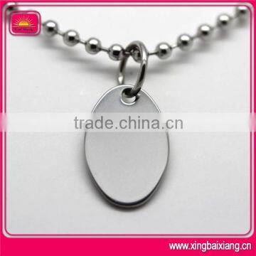 wholesale custom blank oval dog tag