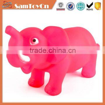 Most hot selling vinyl toy elephant rubber toy for baby