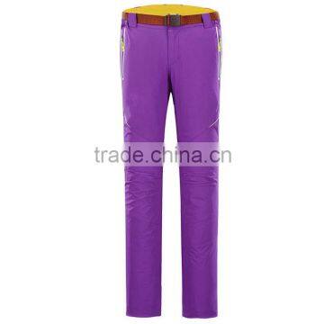 Water-resistant women's pants an outdoor style essential block wind pants women