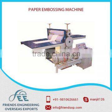 2016 Highly Recommended Embossing Machine for Sale at Latest Cost