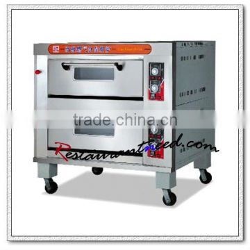 K553 Double Layers Time Controller Bread Gas Deck Oven