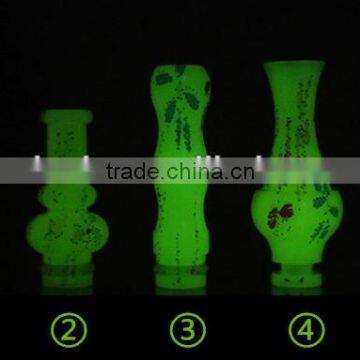 fluorescent acrylic drip tips hot selling