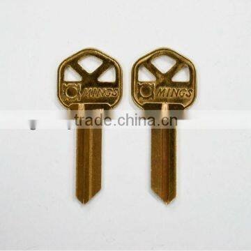 High quality KW1 solid brass key blank