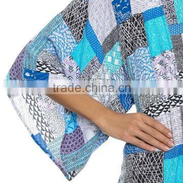 China Clothing Supplier Women Wholesale Printed Thin Coat Kimono Cardigan photo-4