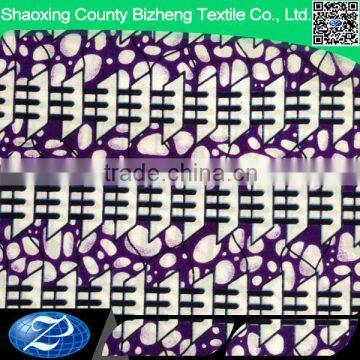 Custom design 100 cotton real wax prints fabric for garment