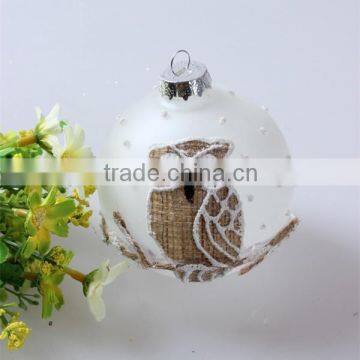 Newest promotion led decoration ball christmas decoration owl