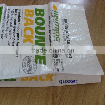 bopp gusset woven bag for fertilizer