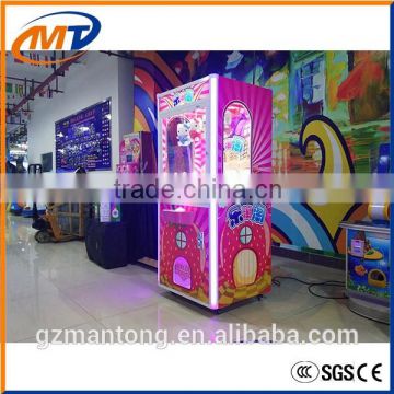 2016 New coin operated mini gift prize claw crane vending machine toy crane game machine for hot sale