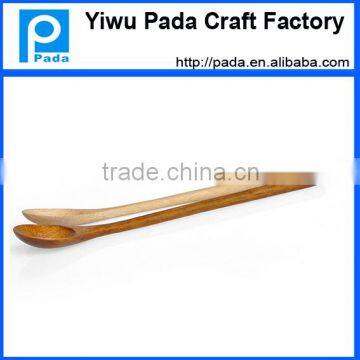 Wooden Coffee Tea Spoon Kusunoki Lines Long Handle Spoon photo-3