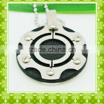 Wholesale manufacture latest new design mens leather pendant