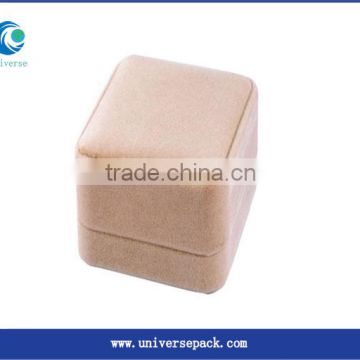 Custom Classic Ring Flocking Box Sale High Grade Packing Boxes