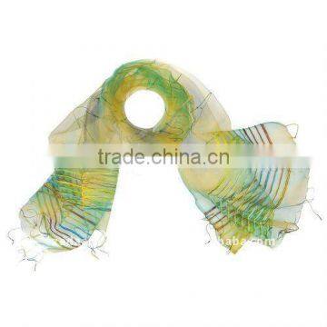 organza colourful scarf