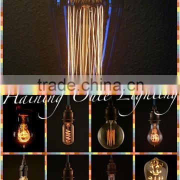 Hanging Antique Filament Edison Light Bulb G80 G95 G125 globle bulbs