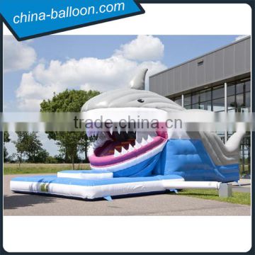 Snappy Shark Jumping Castle Inflate Combo Commercial Grade