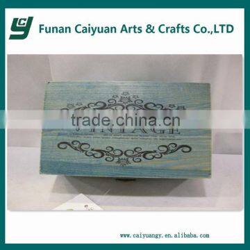 Chinese design paulownia unfinished wooden jewelry box