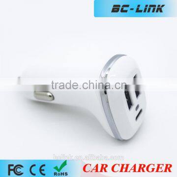 promotional 12v car battery usb cell phone car charger with Type-C