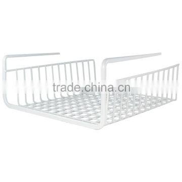 Wholesale Factory Pirce White Wire Under Shelf Basket Wrap Rack