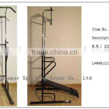 2015 hot chin up rack pull up statio dip station power rack vertical knee raise machine fitness equipment press bench