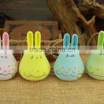 Rabbit shape ceramic wind chime