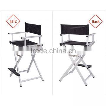 CE Certificate Aluminum Director Chair Black Makeup Chair photo-4